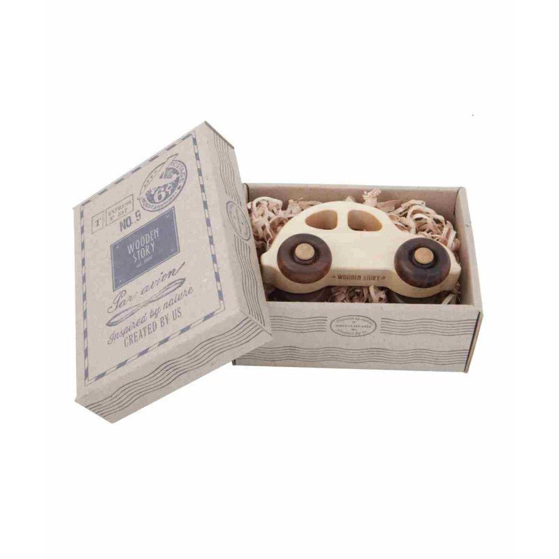 1930s Wooden Toy Car – Montessori Eco-Friendly Classic - Tiny Tugz™