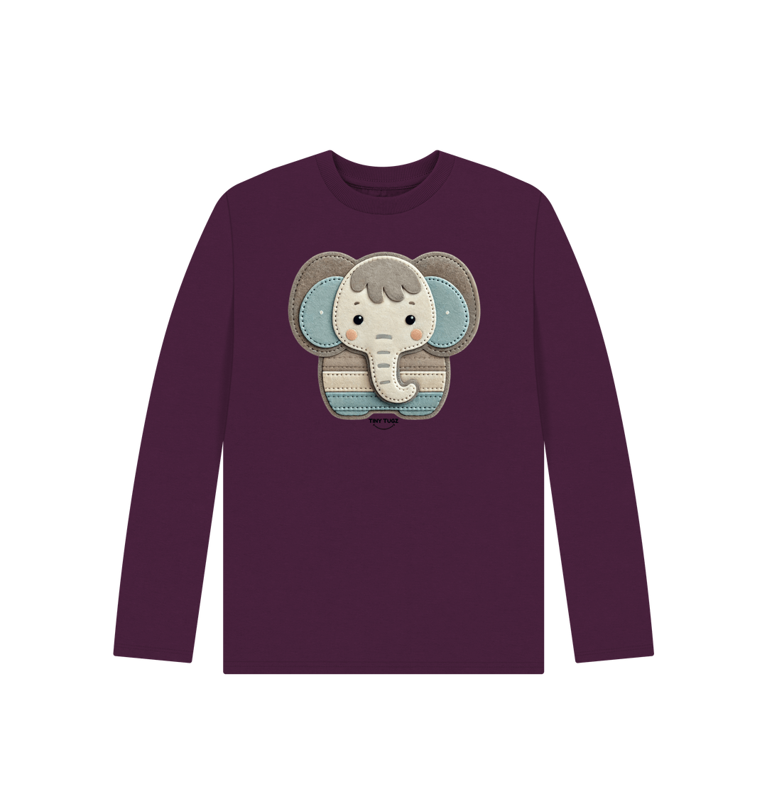 Purple Printed Kids T-Shirt