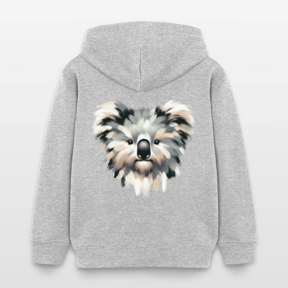 Stanley/Stella Mini Cruiser Kids’ Organic Hoodie - heather grey