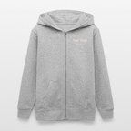 Stanley/Stella Mini Cultivator Organic Teen Hooded Jacket - heather grey