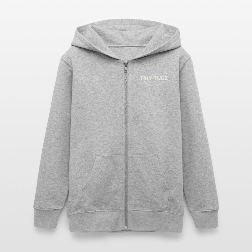 Stanley/Stella Mini Cultivator Organic Teen Hooded Jacket - heather grey