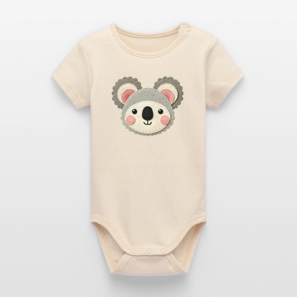 Stanley/Stella Organic Short-Sleeved Baby Bodysuit - natural raw