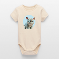 Stanley/Stella Organic Short-Sleeved Baby Bodysuit - natural raw