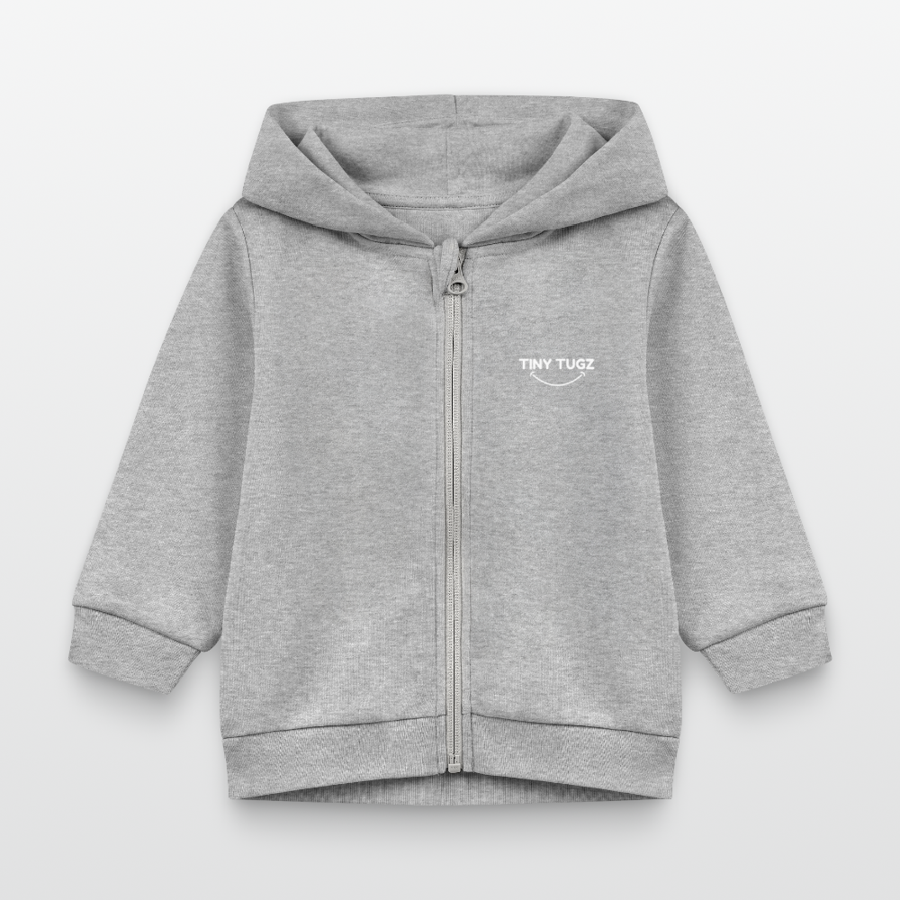 Stanley/Stella Organic Zip Hoodie BABY CONNECTOR - heather grey