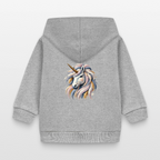 Stanley/Stella Organic Zip Hoodie BABY CONNECTOR - heather grey