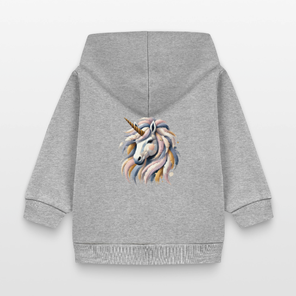 Stanley/Stella Organic Zip Hoodie BABY CONNECTOR - heather grey