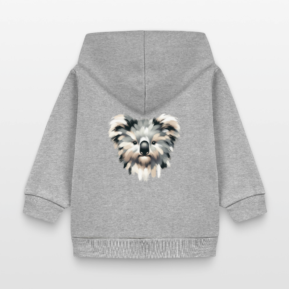 Stanley/Stella Organic Zip Hoodie BABY CONNECTOR - heather grey