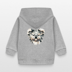 Stanley/Stella Organic Zip Hoodie BABY CONNECTOR - heather grey