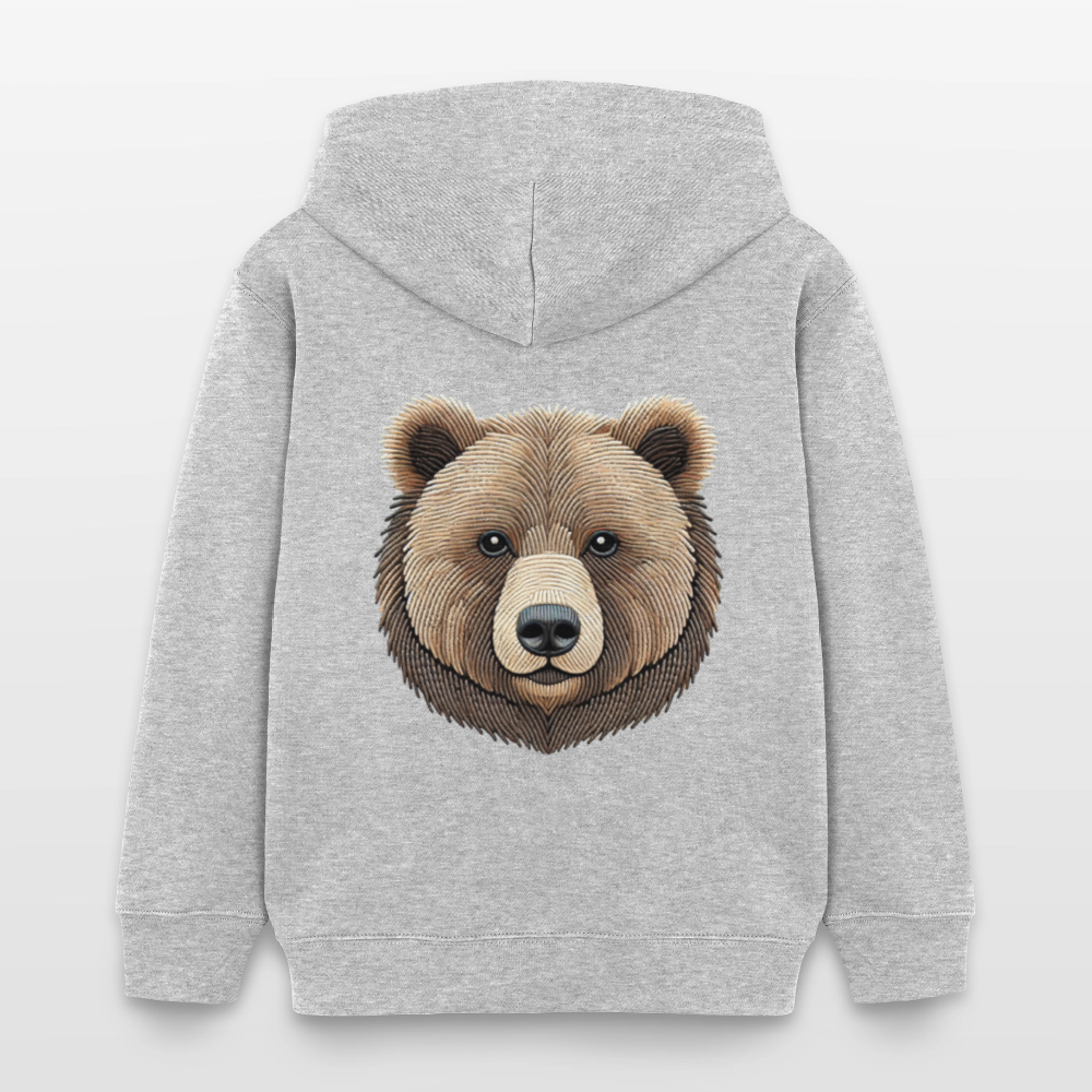 Stanley/Stella Mini Cruiser Kids’ Organic Hoodie - heather grey