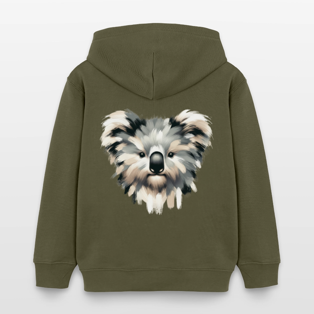 Stanley/Stella Mini Cruiser Kids’ Organic Hoodie - khaki