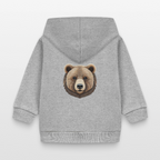 Stanley/Stella Organic Zip Hoodie BABY CONNECTOR - heather grey