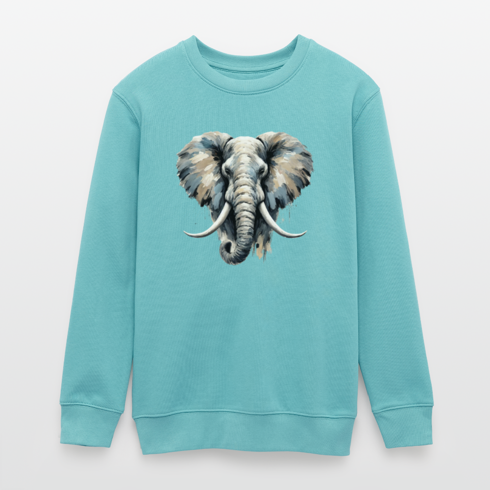 Stanley/Stella Mini Changer Organic Teen Sweatshirt - pastel turquoise
