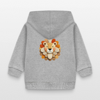 Stanley/Stella Organic Zip Hoodie BABY CONNECTOR - heather grey