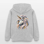 Stanley/Stella Mini Cruiser Kids’ Organic Hoodie - heather grey