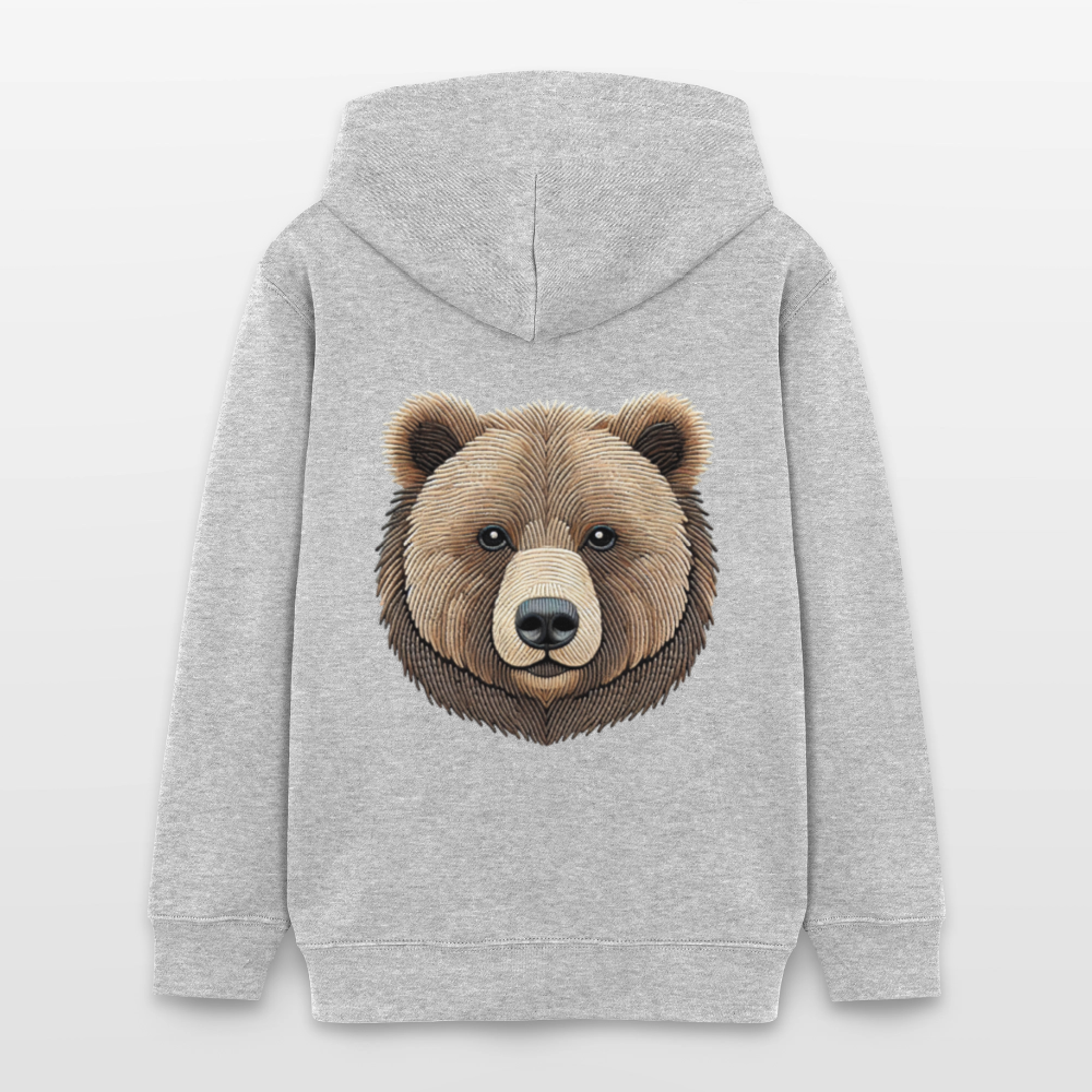 Stanley/Stella Mini Cruiser Teen Organic Hoodie - heather grey