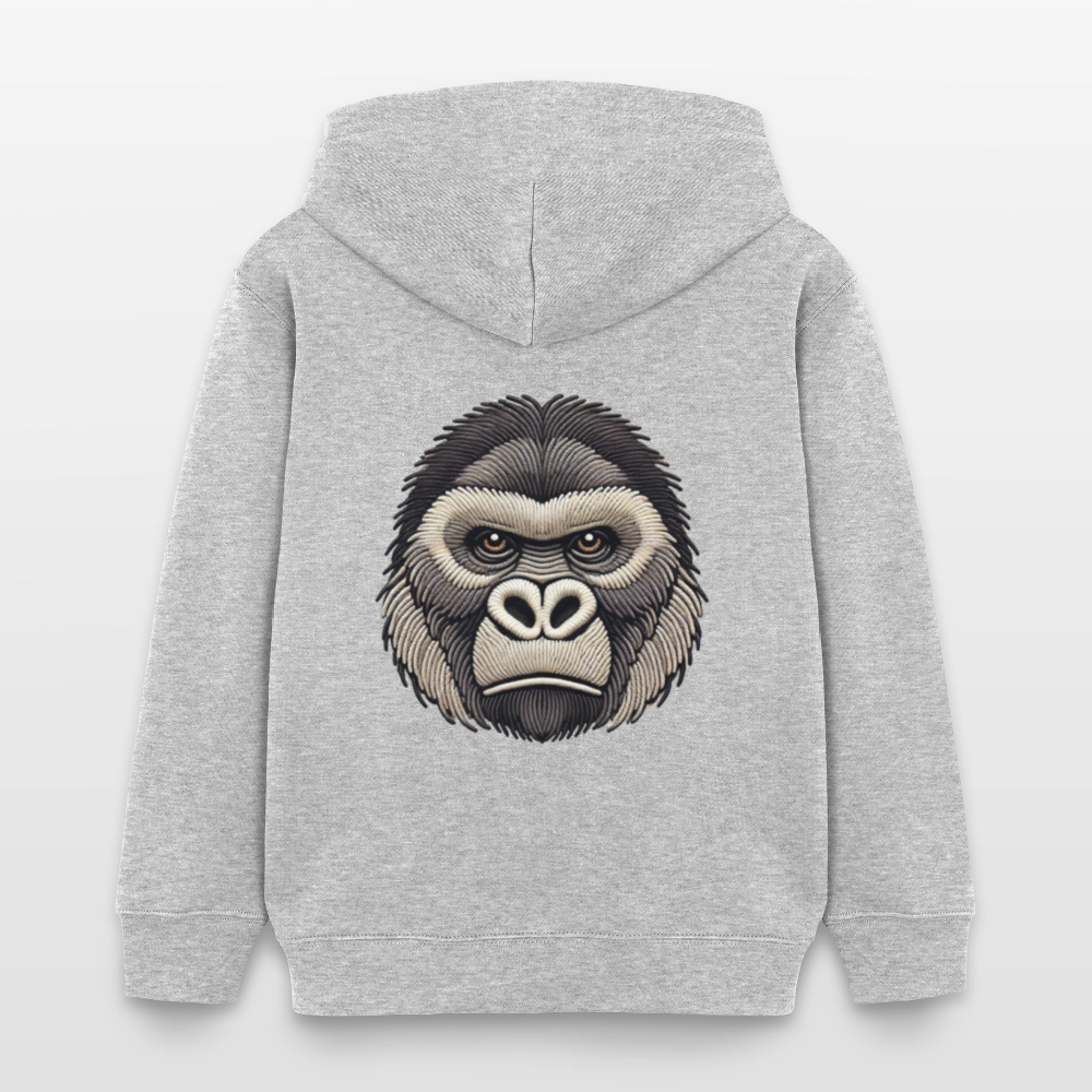 Stanley/Stella Mini Cruiser Kids’ Organic Hoodie - heather grey