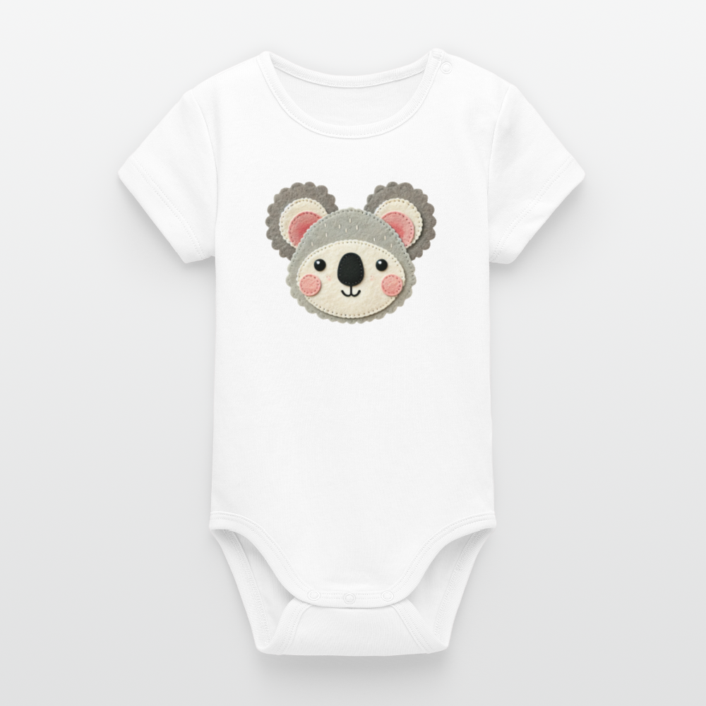 Stanley/Stella Organic Short-Sleeved Baby Bodysuit - white