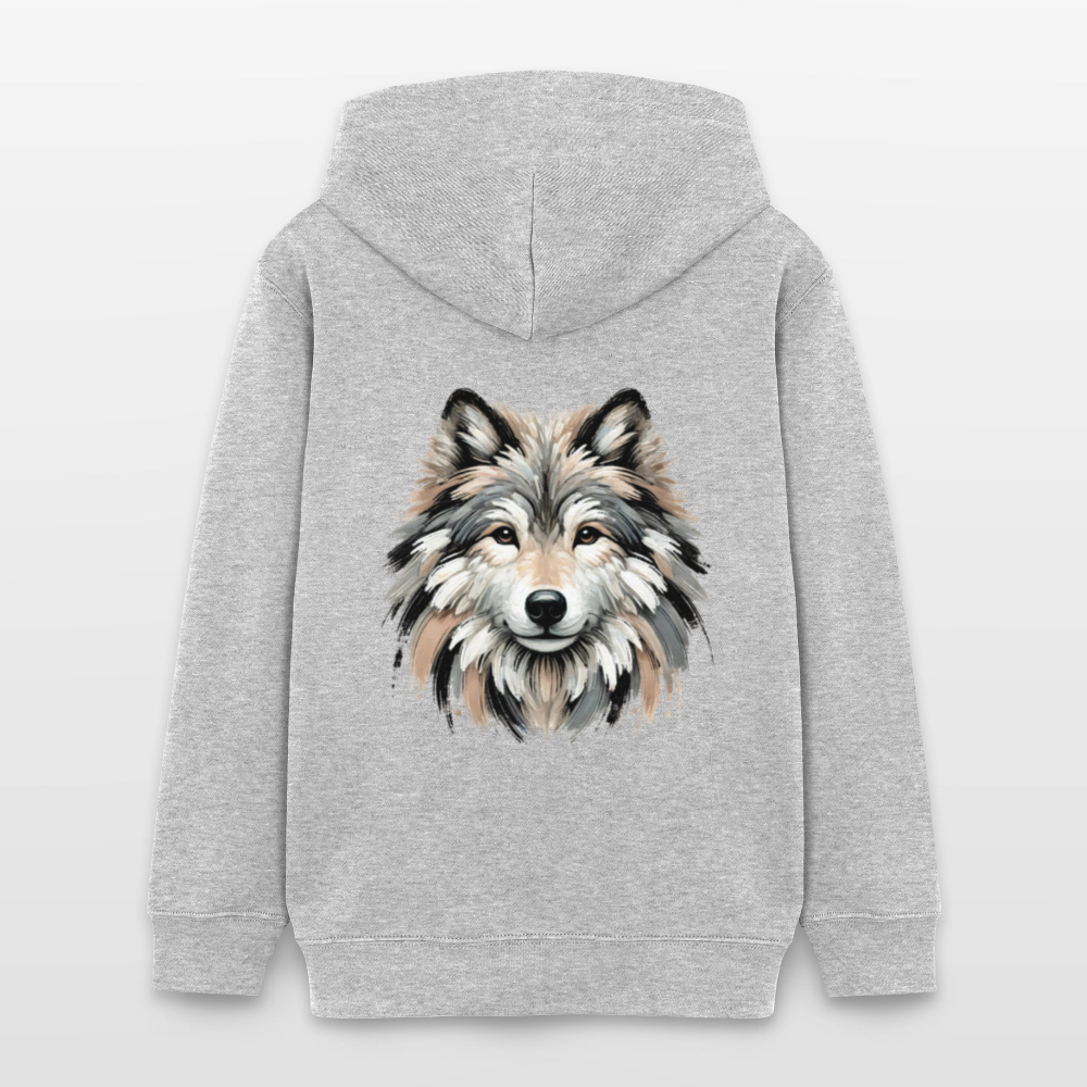 Stanley/Stella Mini Cruiser Teen Organic Hoodie - heather grey