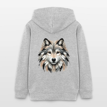 Stanley/Stella Mini Cruiser Teen Organic Hoodie - heather grey