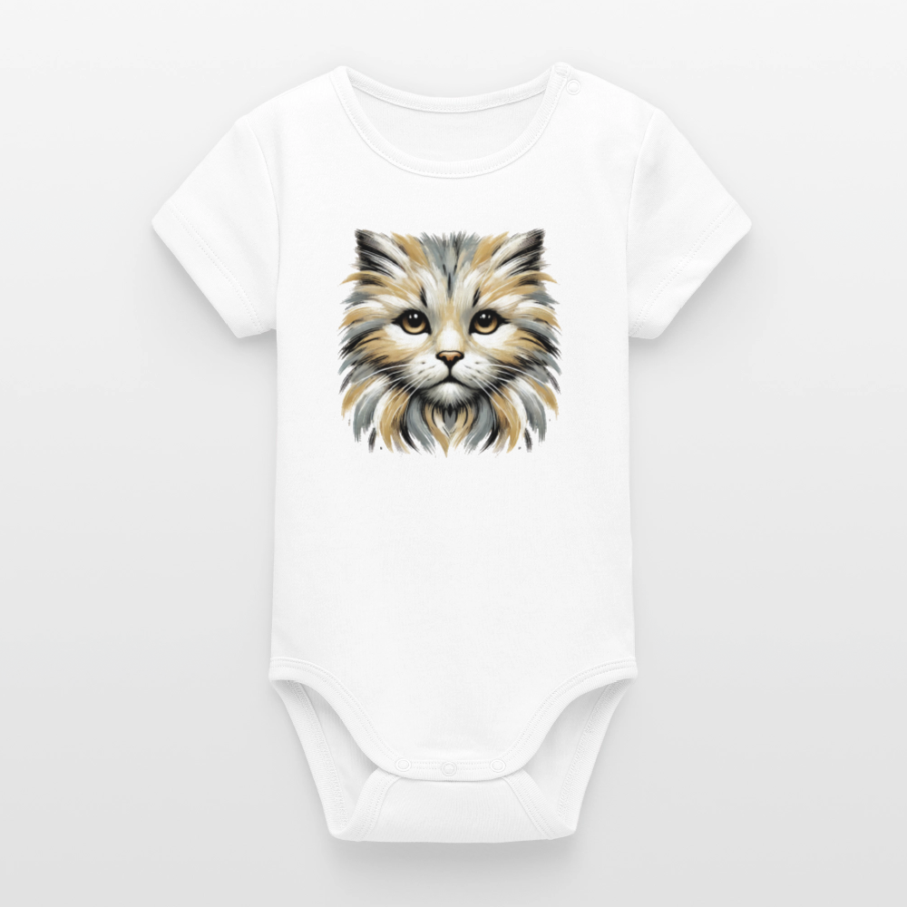 Stanley/Stella Organic Short-Sleeved Baby Bodysuit - white