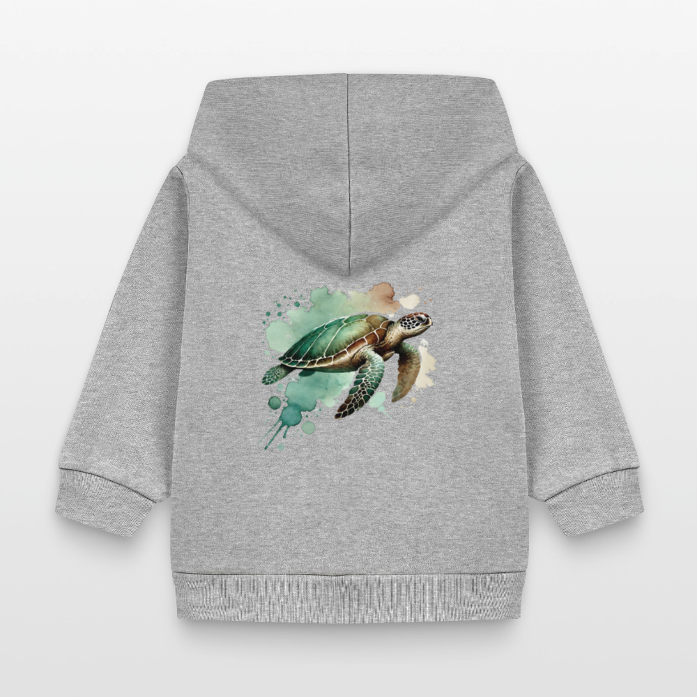 Stanley/Stella Organic Zip Hoodie BABY CONNECTOR - heather grey