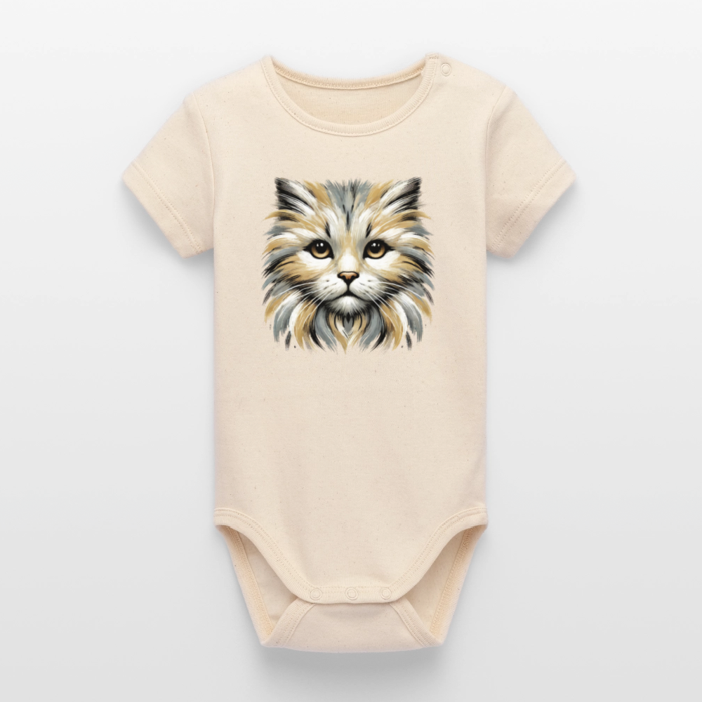 Stanley/Stella Organic Short-Sleeved Baby Bodysuit - natural raw