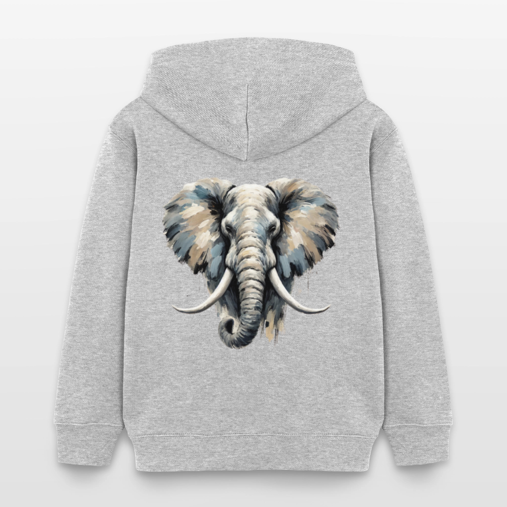 Stanley/Stella Mini Cruiser Kids’ Organic Hoodie - heather grey