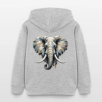 Stanley/Stella Mini Cruiser Kids’ Organic Hoodie - heather grey