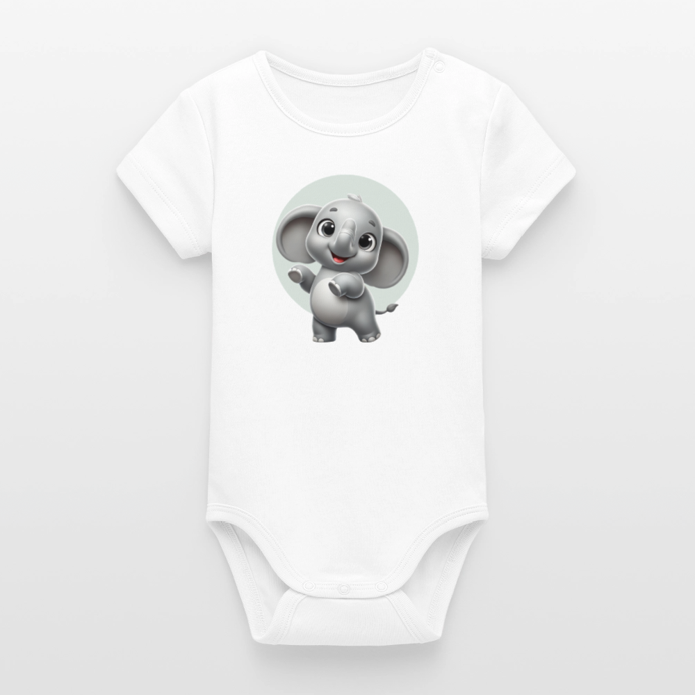 Stanley/Stella Organic Short-Sleeved Baby Bodysuit - white