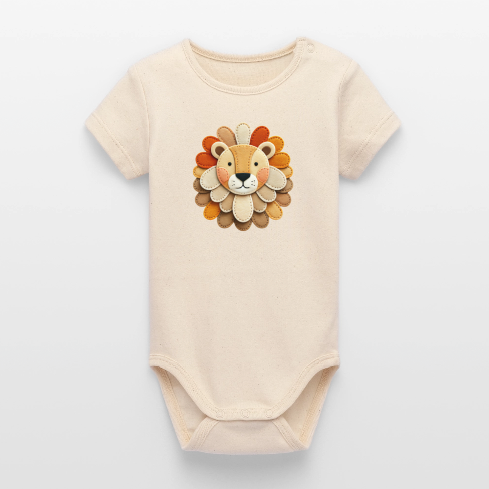 Stanley/Stella Organic Short-Sleeved Baby Bodysuit - natural raw