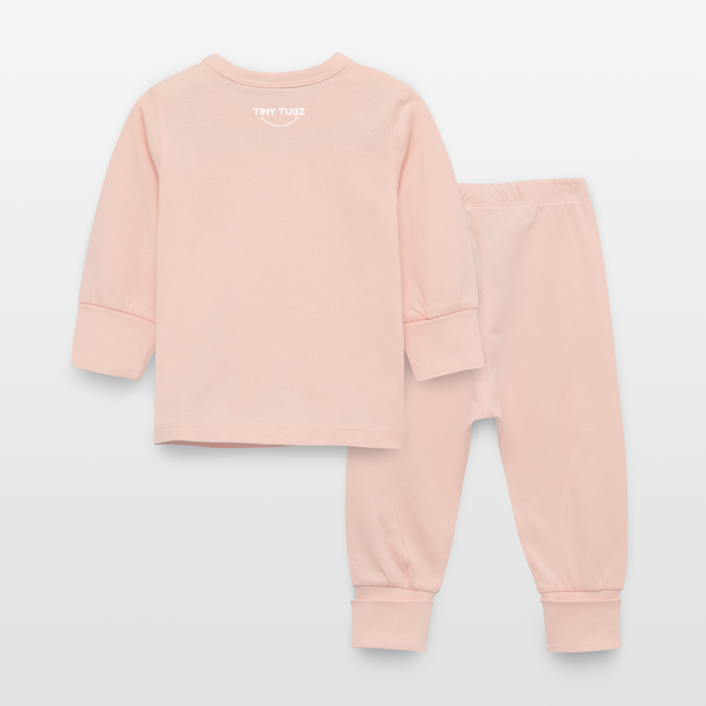 Baby Sleepsuit - crystal pink