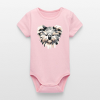 Stanley/Stella Organic Short-Sleeved Baby Bodysuit - cotton pink