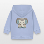 Stanley/Stella Organic Zip Hoodie BABY CONNECTOR - sky