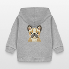 Stanley/Stella Organic Zip Hoodie BABY CONNECTOR - heather grey