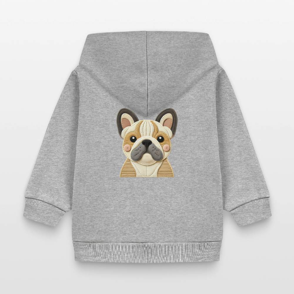 Stanley/Stella Organic Zip Hoodie BABY CONNECTOR - heather grey