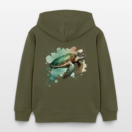 Stanley/Stella Mini Cruiser Kids’ Organic Hoodie - khaki