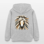 Stanley/Stella Mini Cruiser Kids’ Organic Hoodie - heather grey