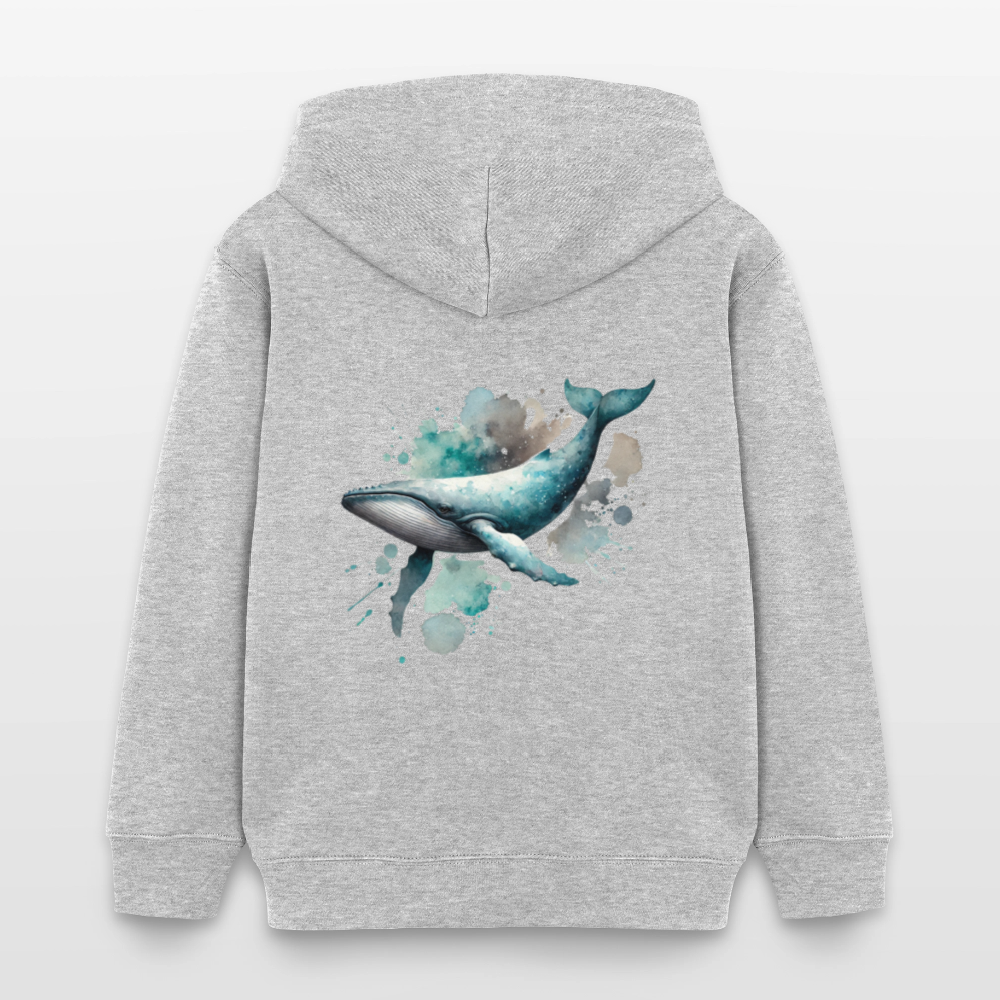 Stanley/Stella Mini Cruiser Kids’ Organic Hoodie - heather grey