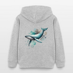 Stanley/Stella Mini Cruiser Kids’ Organic Hoodie - heather grey