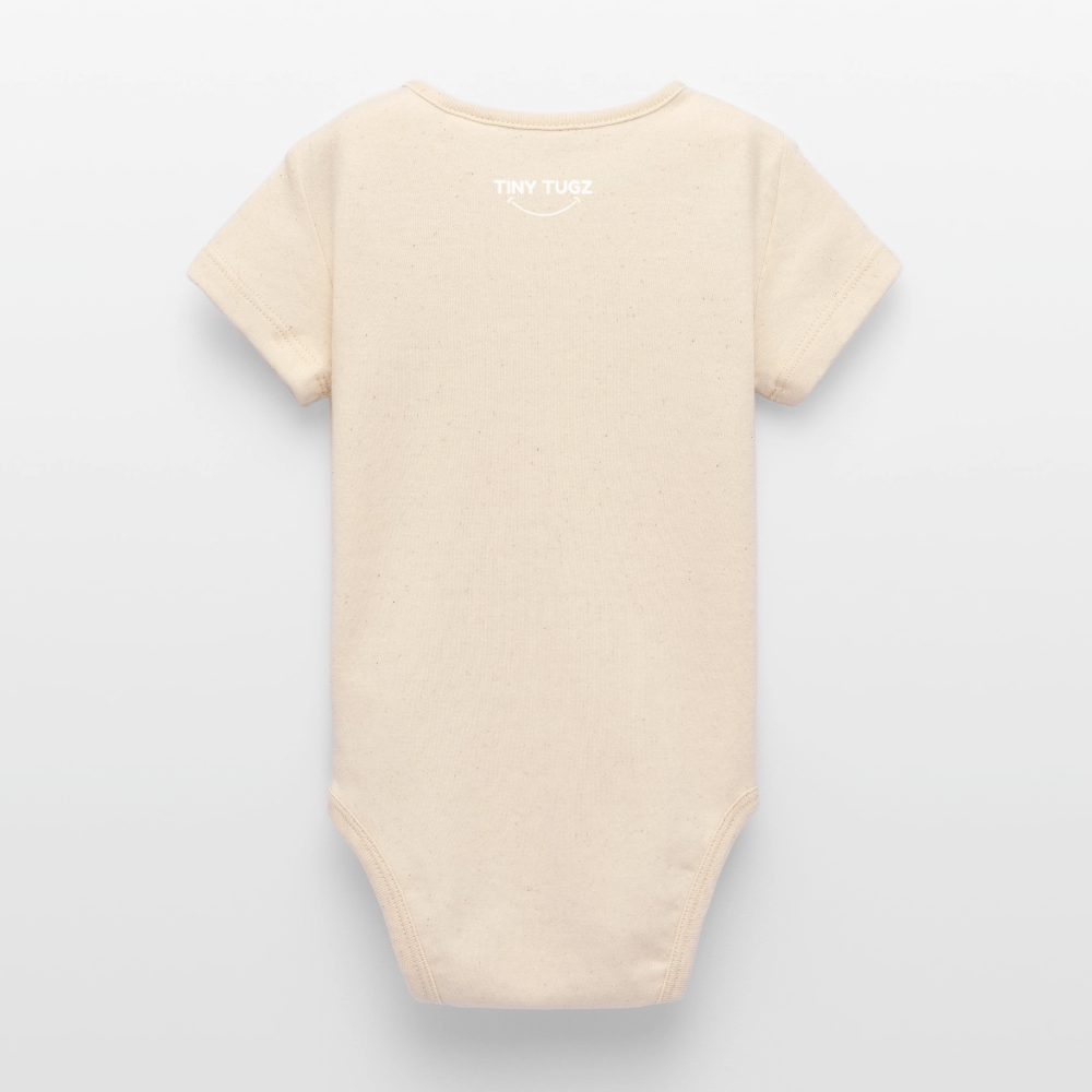 Stanley/Stella Organic Short-Sleeved Baby Bodysuit - natural raw