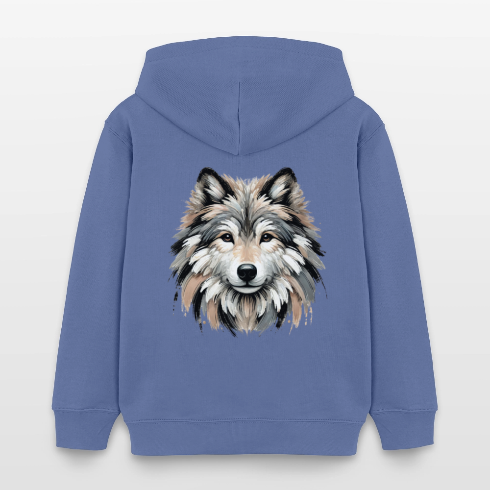 Stanley/Stella Mini Cruiser Kids’ Organic Hoodie - bright blue