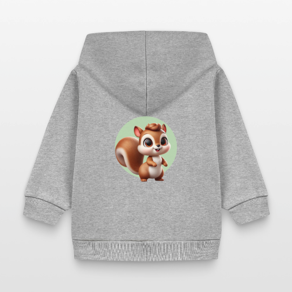 Stanley/Stella Organic Zip Hoodie BABY CONNECTOR - heather grey