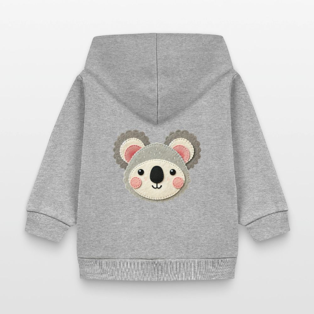 Stanley/Stella Organic Zip Hoodie BABY CONNECTOR - heather grey