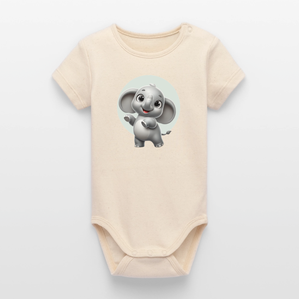 Stanley/Stella Organic Short-Sleeved Baby Bodysuit - natural raw