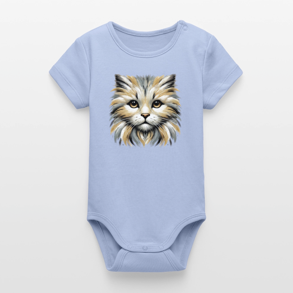 Stanley/Stella Organic Short-Sleeved Baby Bodysuit - sky