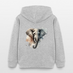 Stanley/Stella Mini Cruiser Kids’ Organic Hoodie - heather grey