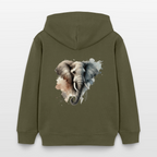 Stanley/Stella Mini Cruiser Kids’ Organic Hoodie - khaki