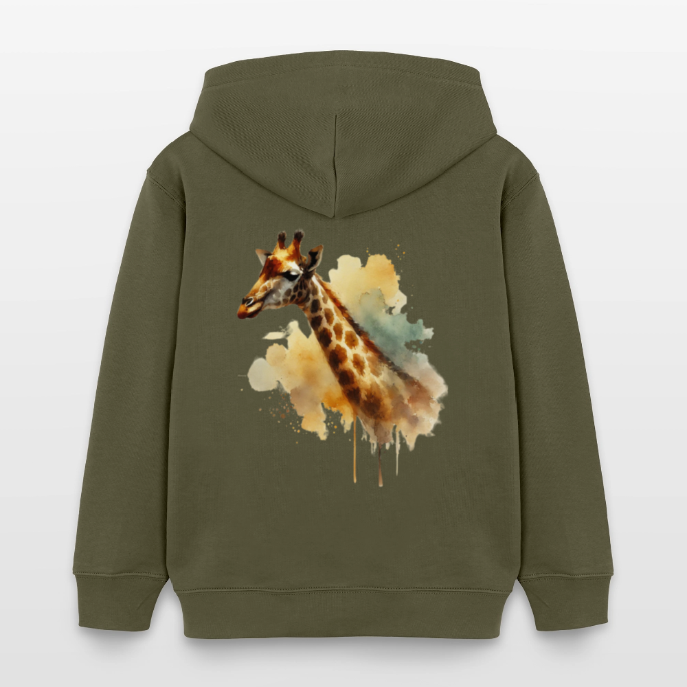 Stanley/Stella Mini Cruiser Kids’ Organic Hoodie - khaki