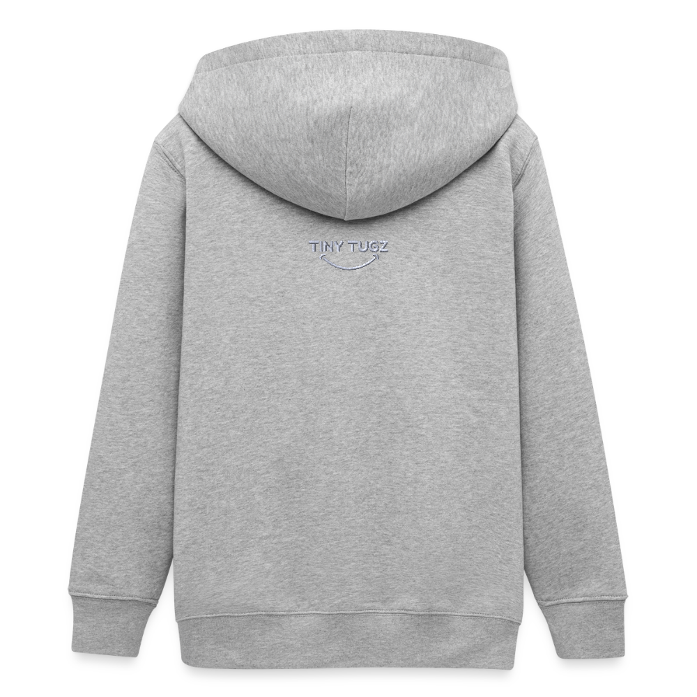 Stanley/Stella Mini Cultivator Organic Teen Hooded Jacket - heather grey