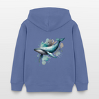 Stanley/Stella Mini Cruiser Kids’ Organic Hoodie - bright blue